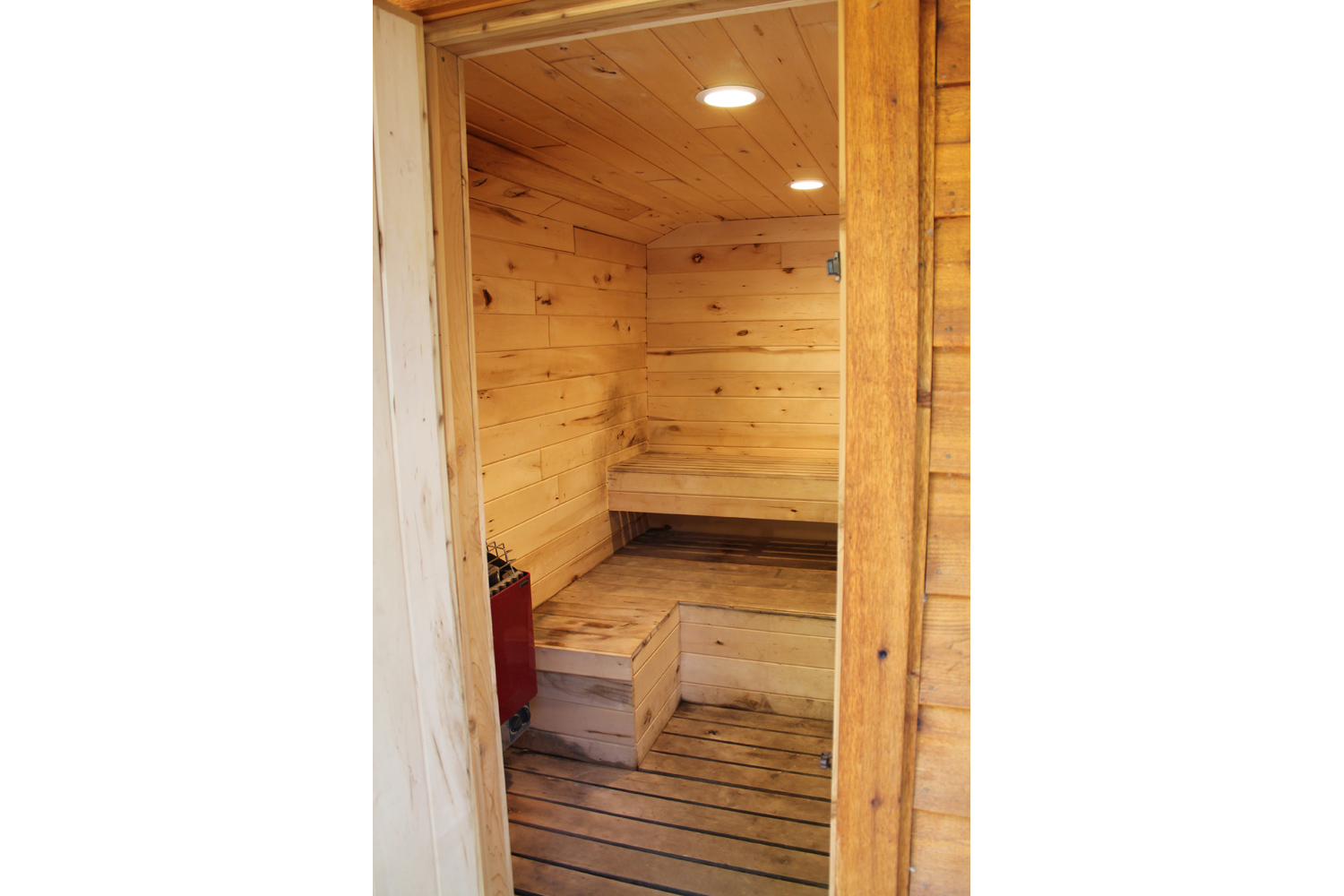 Relax in the Sauna at Broadwater Lodge
