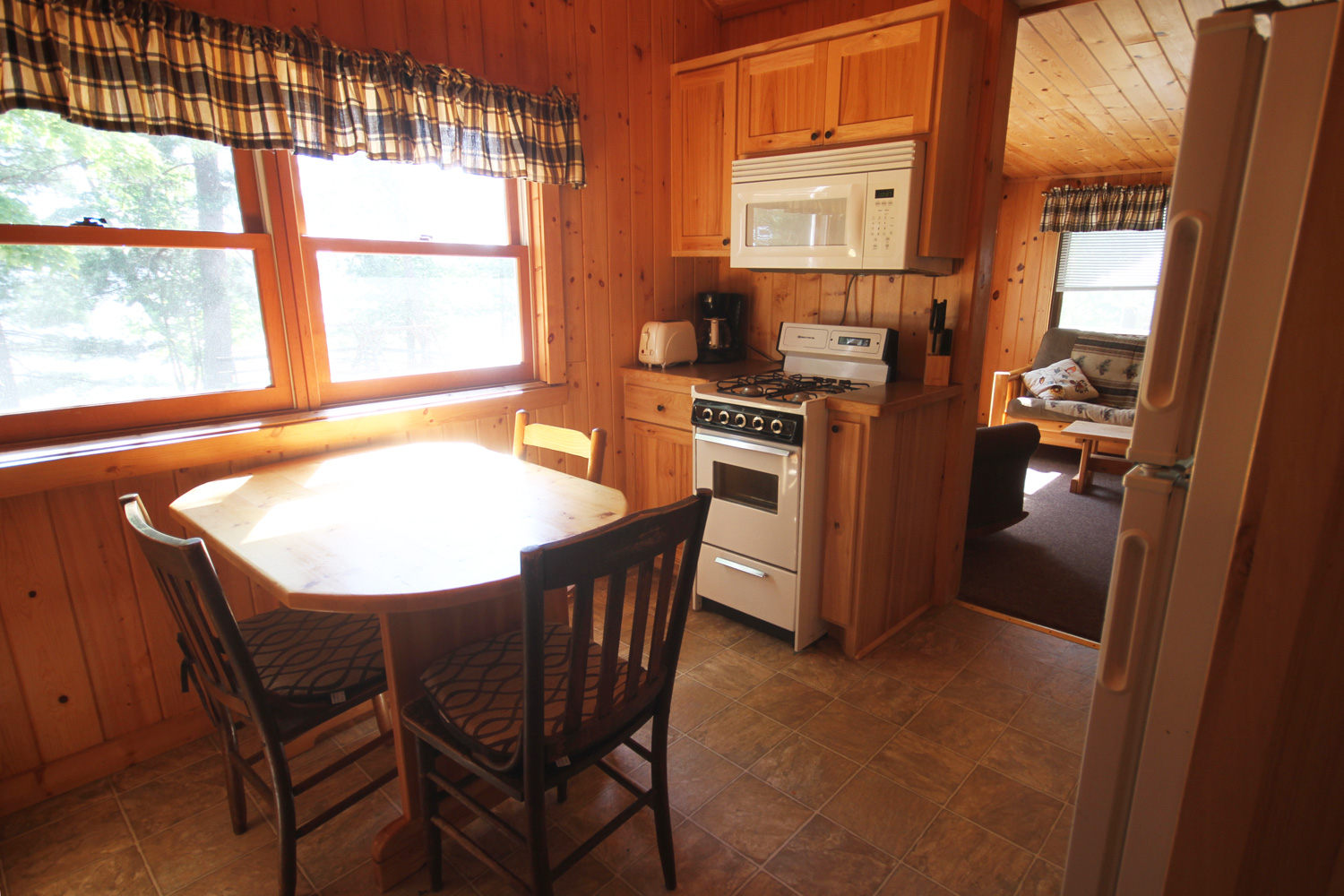 Centrally located Kitchen with a great view